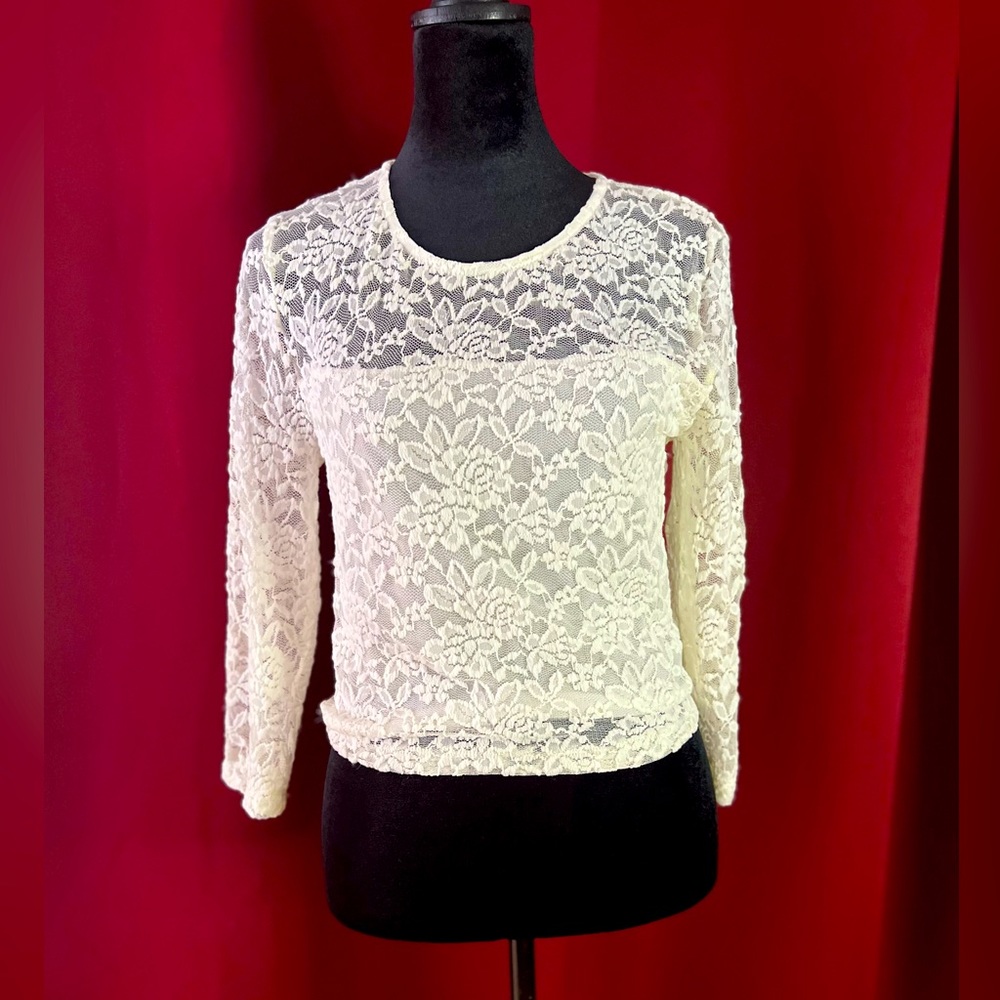 Long Sleeve Lace Top